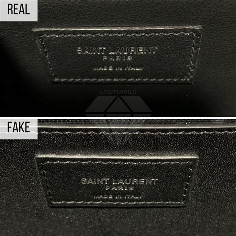 fake saint laurent label